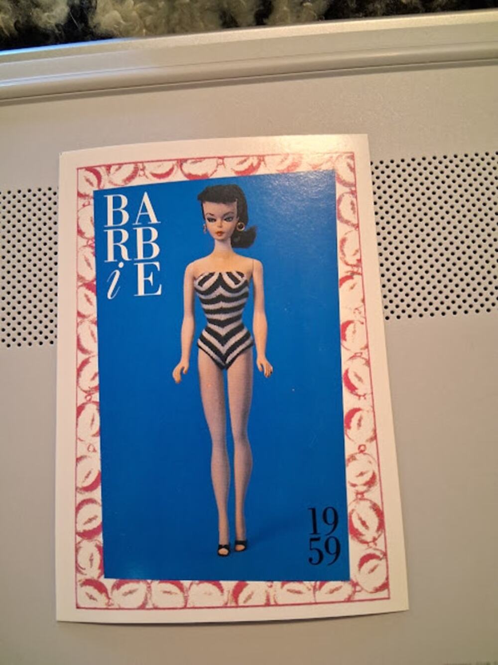 Vintage 1990 Barbie Trading Card No. 2 "First Barbie Doll" 1959